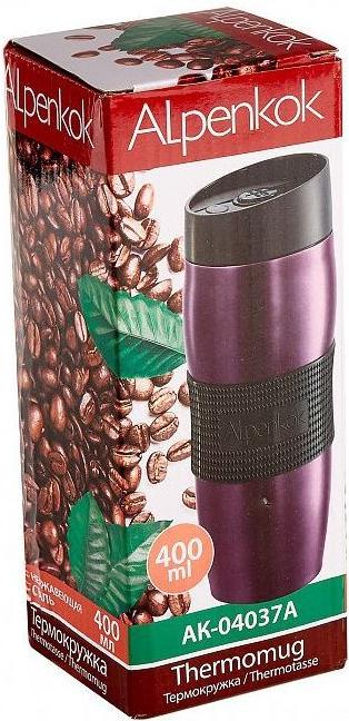 

Термокружка Alpenkok 400ml Plum [AK-04037A], 400ml