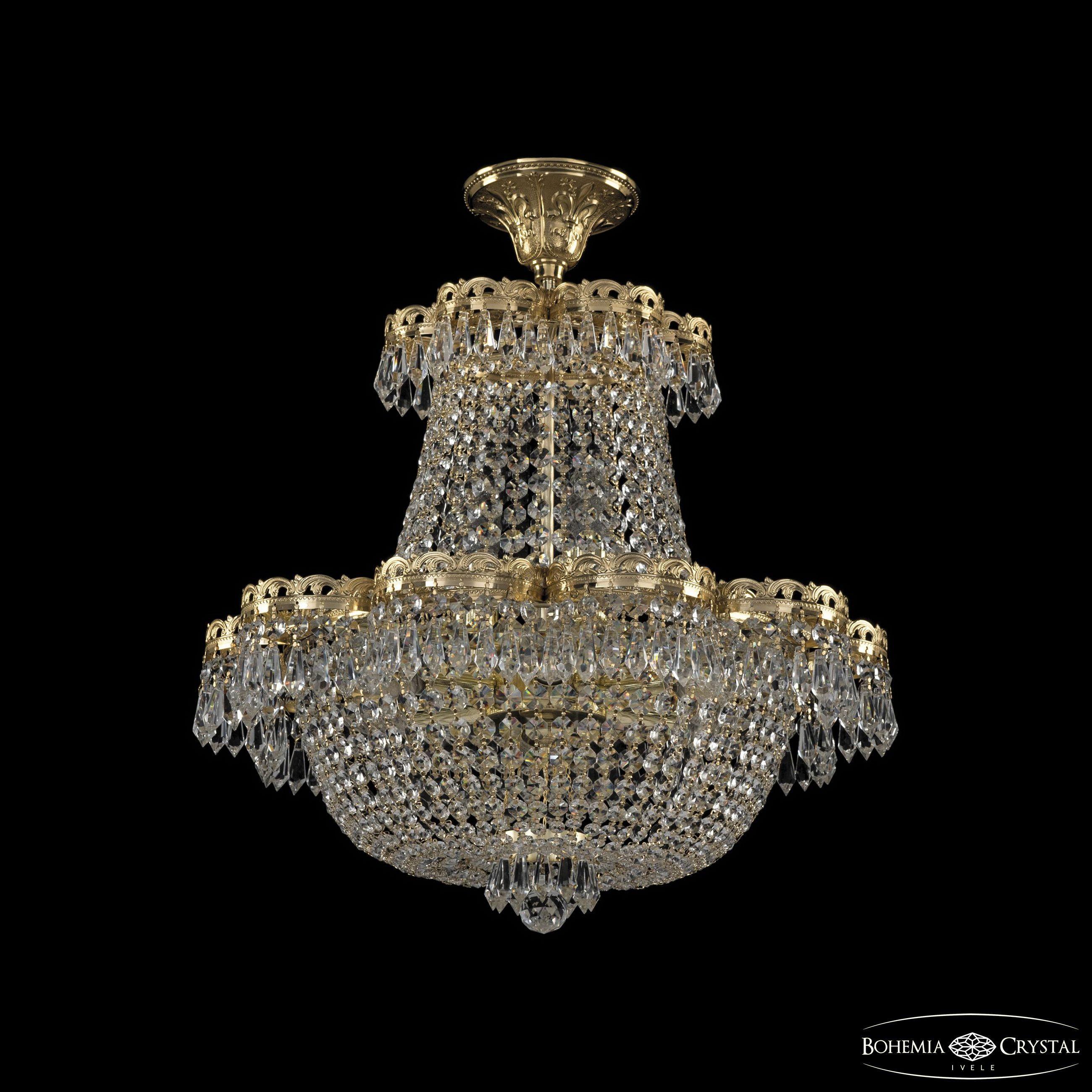 

Люстра на штанге Bohemia Ivele Crystal 19301/H1/45JB G
