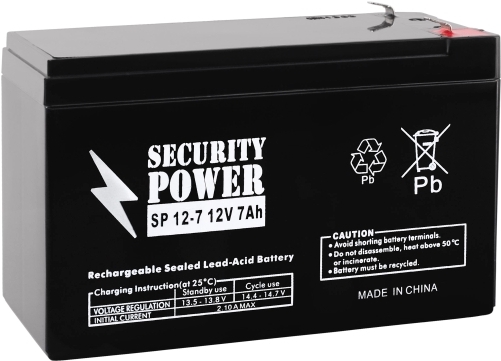 

Аккумулятор для ИБП Security Power SP 12-7 12V/7Ah