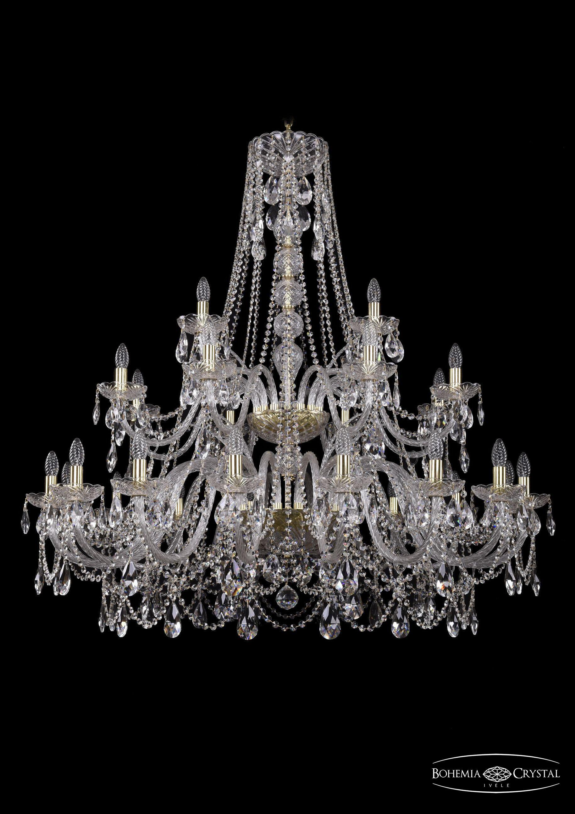 

Подвесная люстра Bohemia Ivele Crystal 1411/16+8+4/460/2d/G