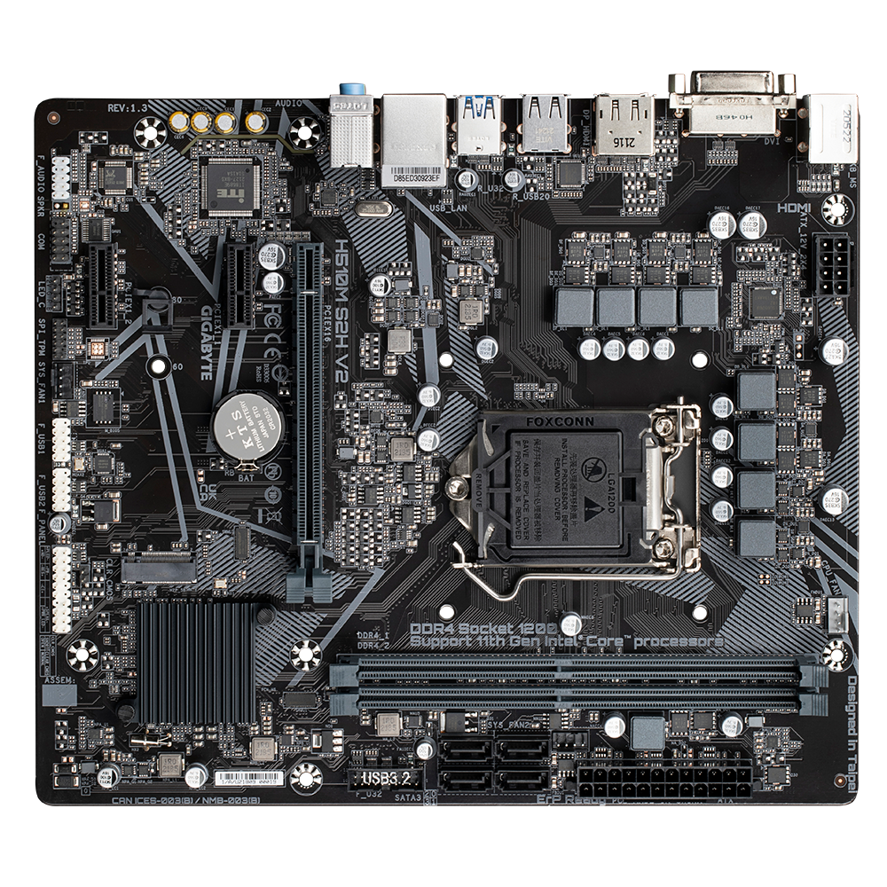 

Материнская плата Gigabyte H510M S2H V2 (rev. 1.3)