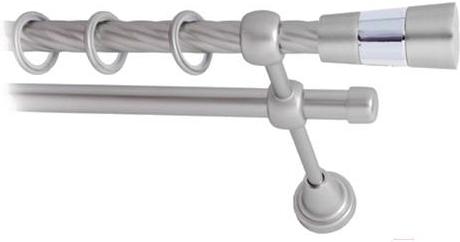 

Карниз Lm Decor Волео 074 2р витой 2.8м сатин, Волео 074 2р витой 16мм 2.8м