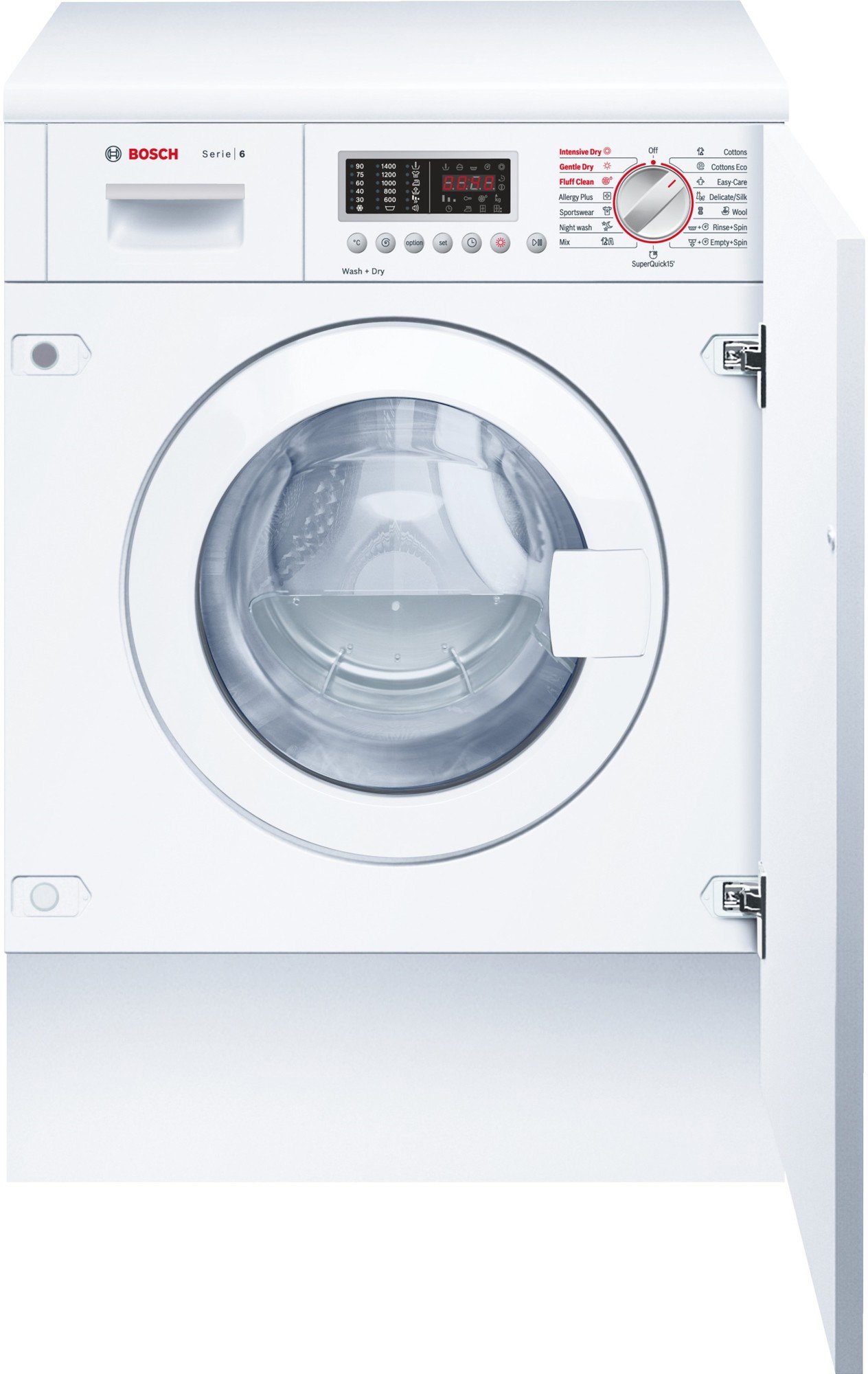 Bosch WKD28541OE - фото Стирально-сушильная машина Bosch WKD28541OE