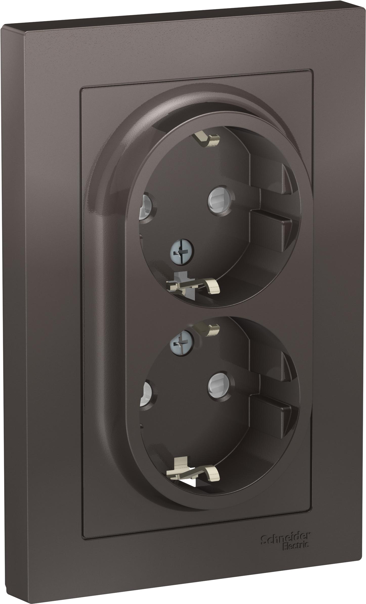 

Розетка Schneider Electric AtlasDesign мокко [ATN000626], AtlasDesign