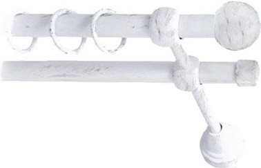 

Карниз Lm Decor Шар малый 124 2р гладкий 3м белое золото, Карниз Lm Decor Шар малый 124 2р гладкий 16мм 3.0м белое золото