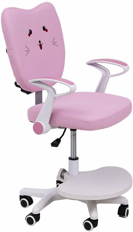 

Офисное кресло AksHome Catty White котенок розовый