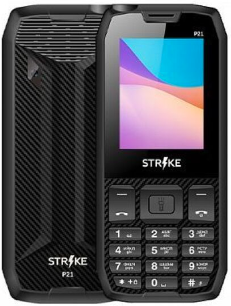 

Мобильный телефон Strike P21 Black (23462)
