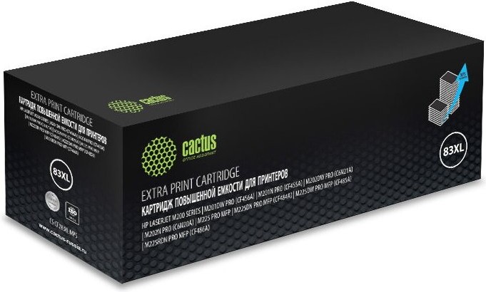 

Картридж для принтера и МФУ CACTUS CS-CF283XL-MPS, Картридж Cactus CS-CF283XL-MPS