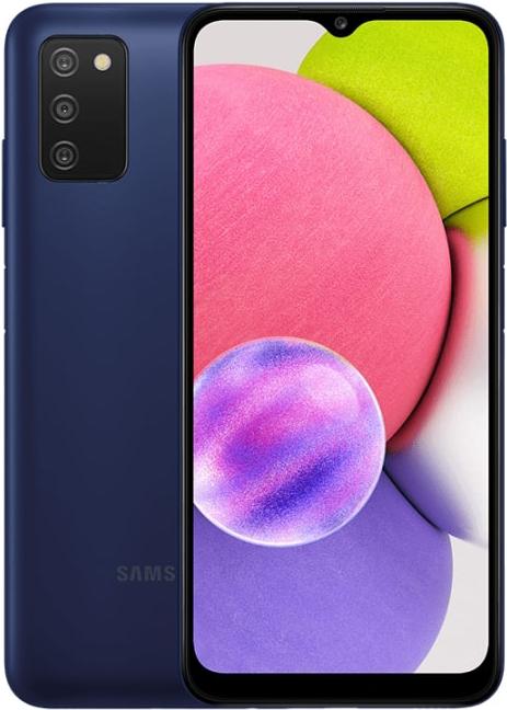 

Мобильный телефон Samsung Galaxy A03s 32Gb Blue [SM-A037FZBDSER], Смартфон Samsung Galaxy A03s SM-A037F 3GB/32GB (синий)