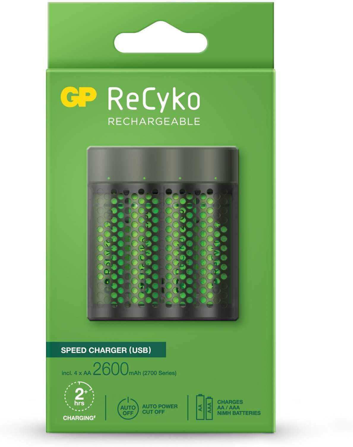 

Аккумулятор GP ReCyko AA 2600 мАч 4BP Gift box (270AAHCE-2EB4)