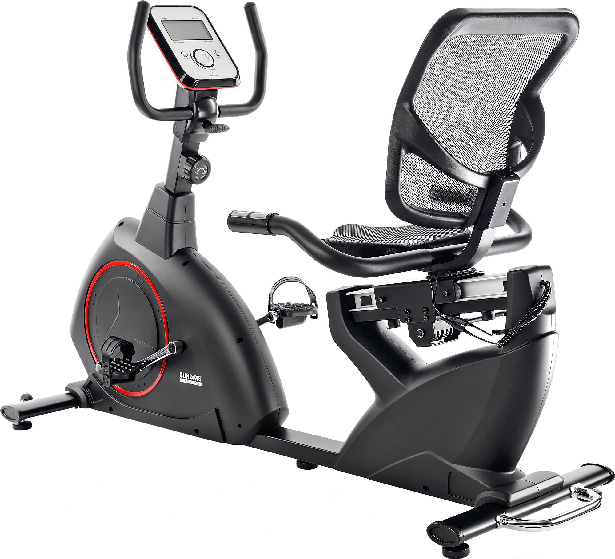 

Велоэргометр Sundays Fitness K8718R черный/красный, K8718R