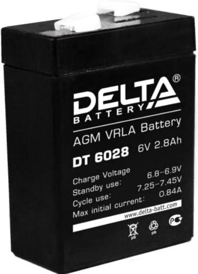 

Аккумулятор для ИБП Delta DT 6028