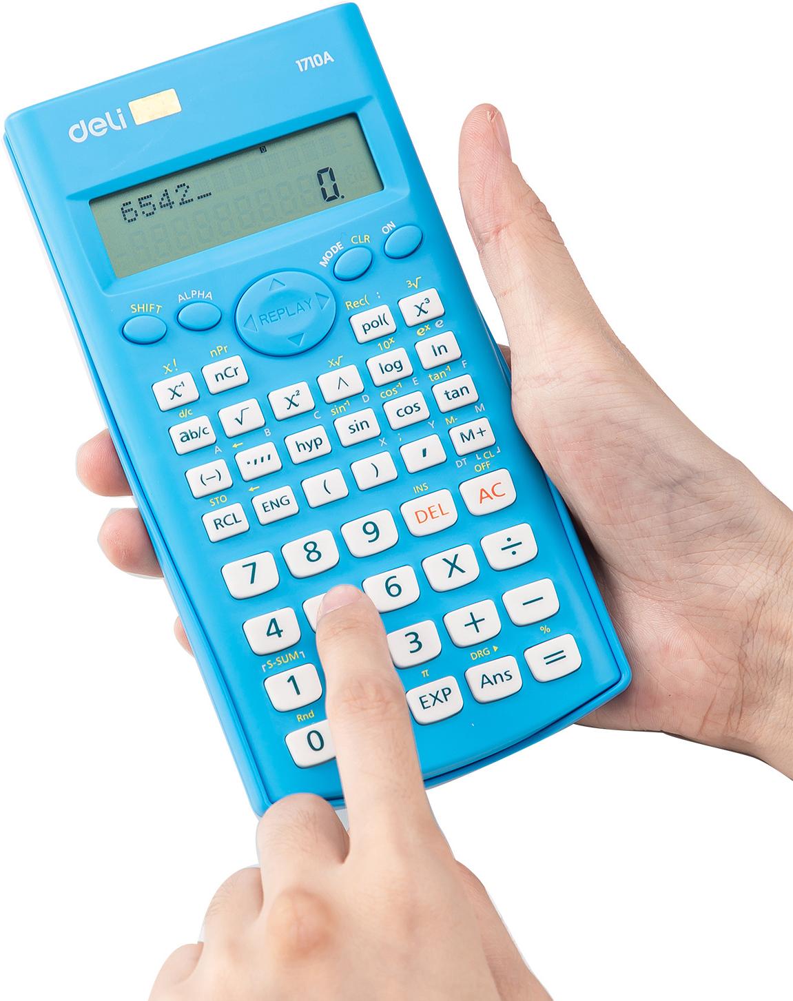 

Калькулятор Deli E1710A/BLU, E1710A/BLU