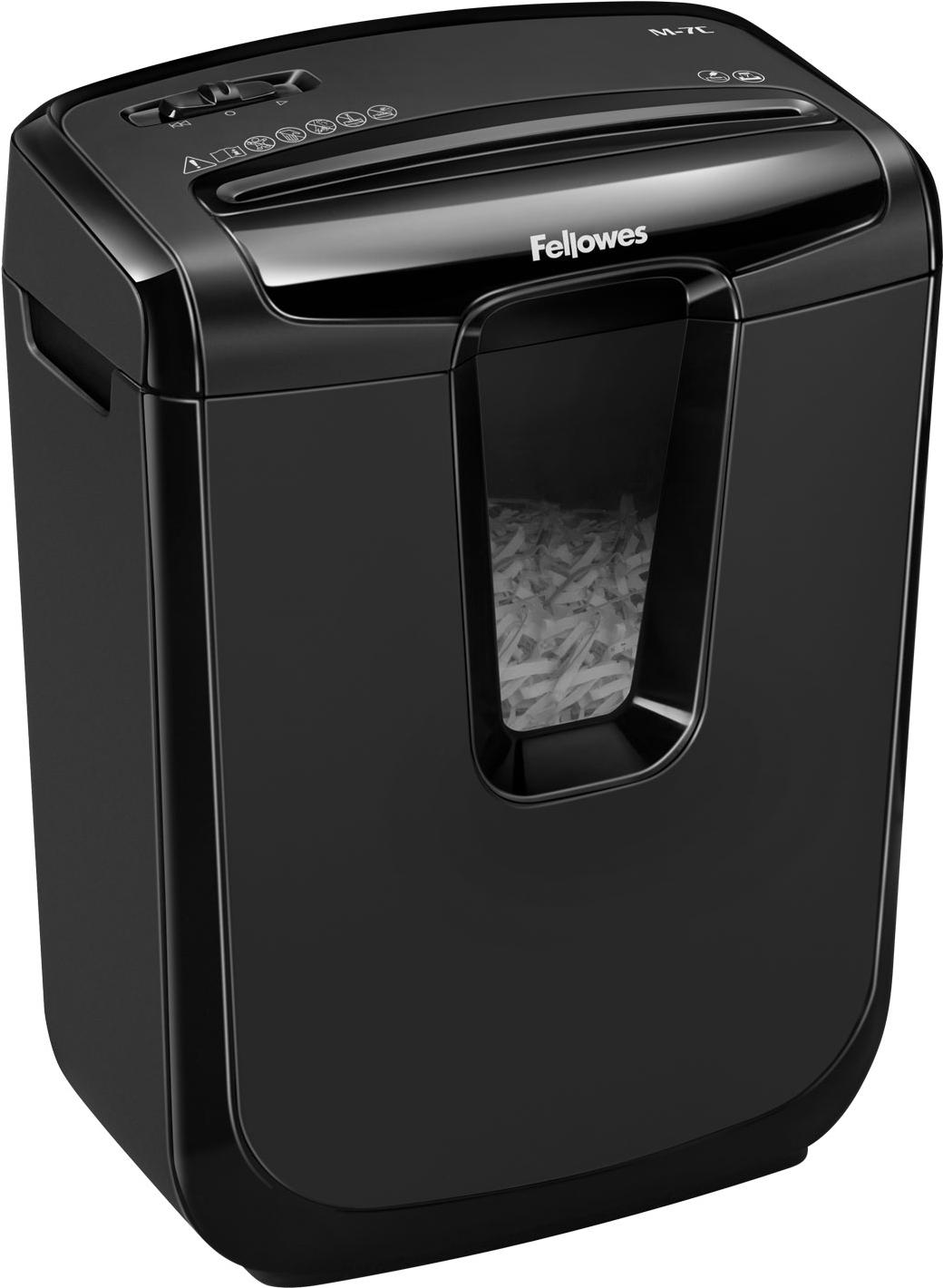 

Уничтожитель документов (Шредер) Fellowes Шредер Fellowes PowerShred M-7C [FS-46031], Шредер Fellowes PowerShred M-7C (секр.P-3)/фрагменты/7лист./14лтр./скрепки/скобы/пл.карты FS-46031