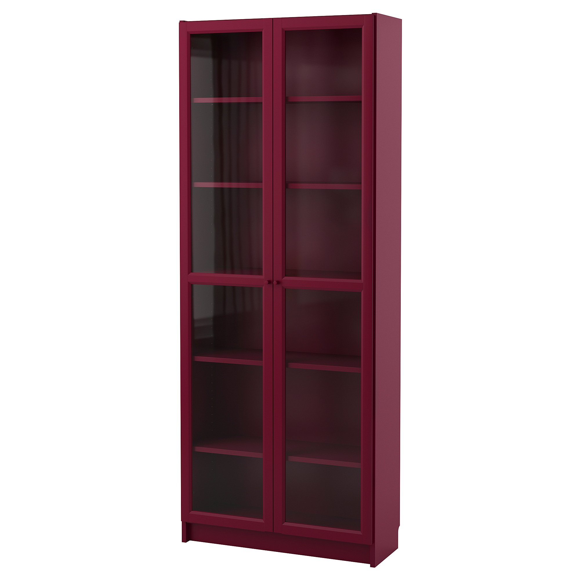 

Шкаф книжный со стеклянными дверьми Ikea Билли [203.856.19], Билли