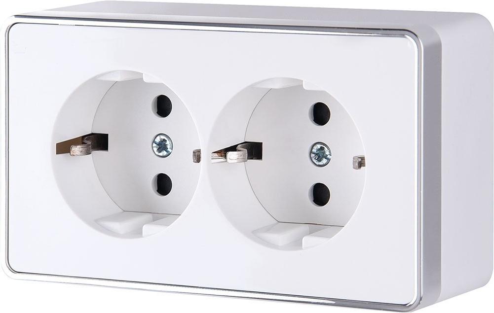 

Розетка Werkel Gallant WL15-02-03 белый, Gallant WL15-02-03