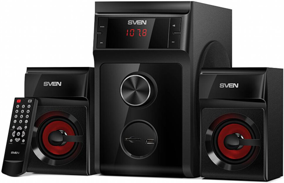 

Акустика Sven MS-302 черный, Акустическая система т.м.Sven MS-302 Black