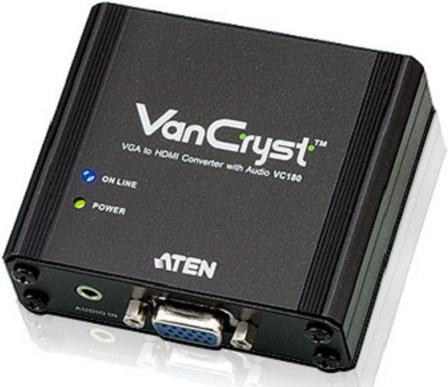 

Адаптер Aten VC180-A7-G, VC180 VGA в HDMI с аудио конвертер