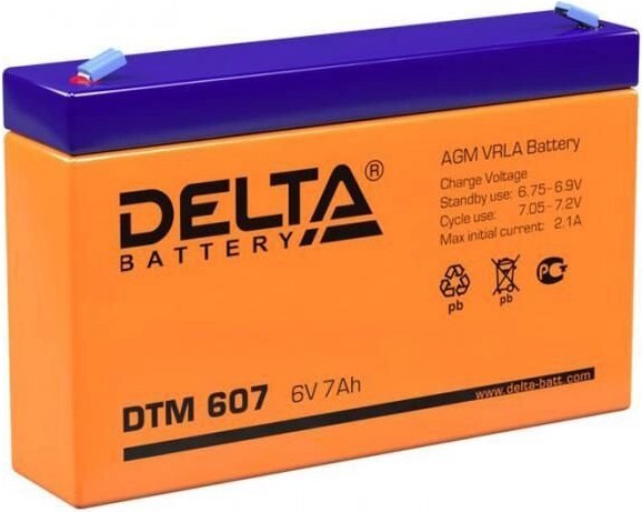

Аккумулятор для ИБП Delta DTM 607