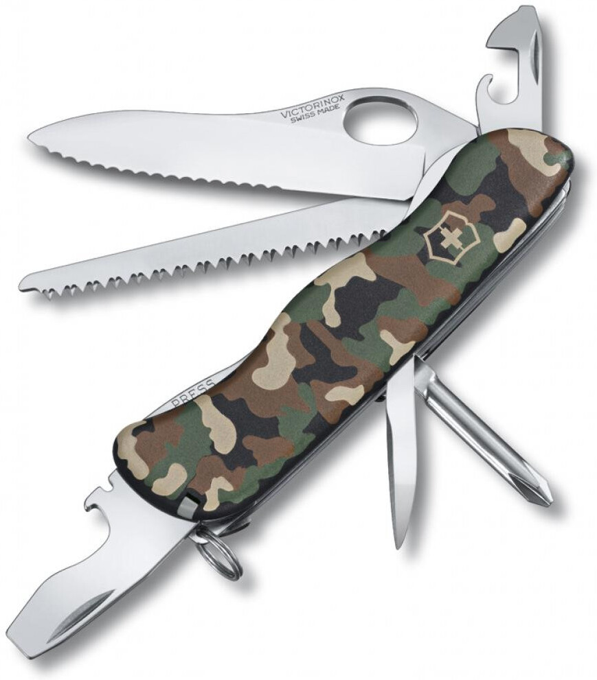 

Туристический нож Victorinox Trailmaster 12 функций карт. коробка камуфляж [0.8463.MW94], Туристический нож Victorinox Trailmaster 12 функций карт. коробка 0.8463.MW94 камуфляж