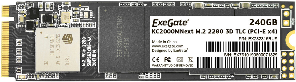 

SSD диск ExeGate 240 Gb, SSD диск ExeGate 240 Gb EX282315RUS