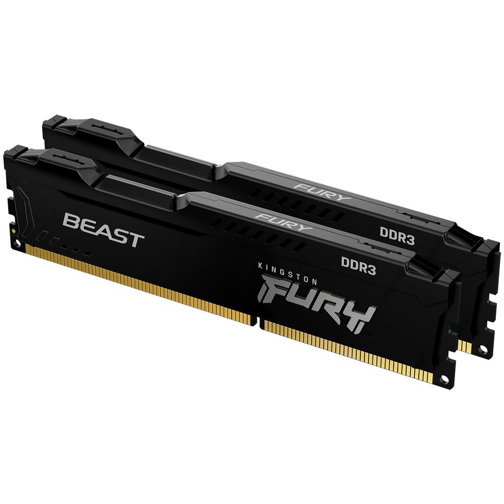 

Оперативная память Kingston KF316C10BBK2/16, Оперативная память Kingston FURY Beast 2x8GB DDR3 PC3-12800 (KF316C10BBK2/16)