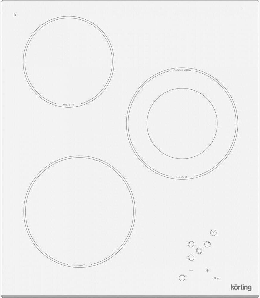

Варочная панель Korting HK 42031 BW, Варочная поверхность Korting HK 42031 BW