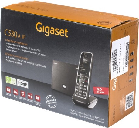 

Радиотелефон Gigaset C530A IP, Телефон IP Gigaset C530A IP черный