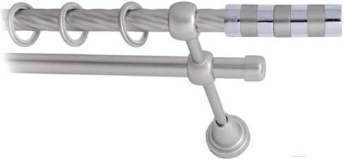 

Карниз Lm Decor Жезл 060 2р витой 1.8м сатин, Жезл 060 2р витой 16мм 1.8м