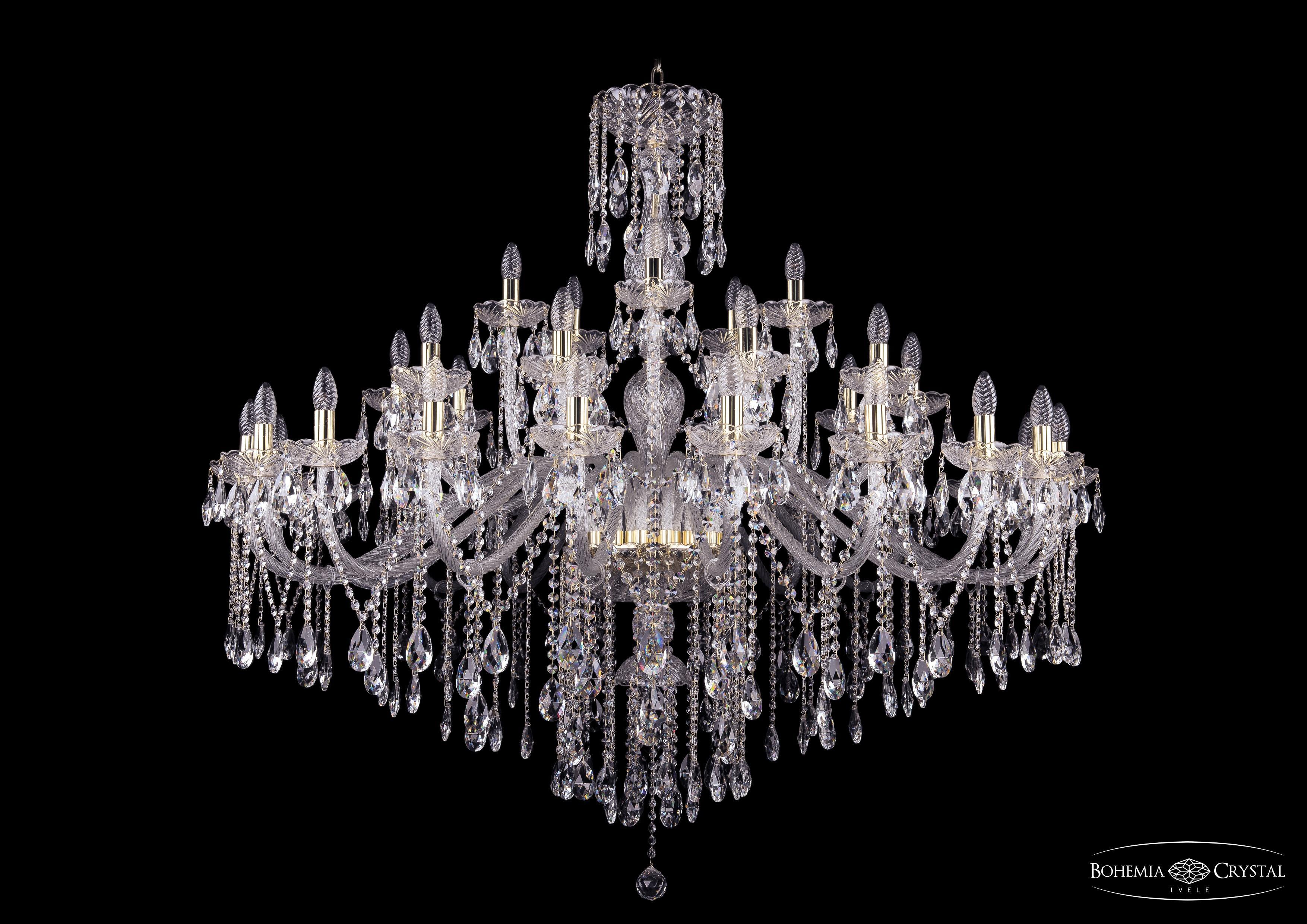 

Подвесная люстра Bohemia Ivele Crystal 1415/20+10+5/530/G