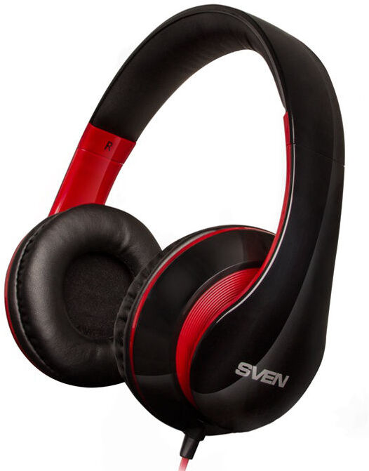 

Наушники SVEN AP-940MV [SV-0410940MVBKRD], Наушники с микрофоном т.м. Sven AP-940MV Black+Red