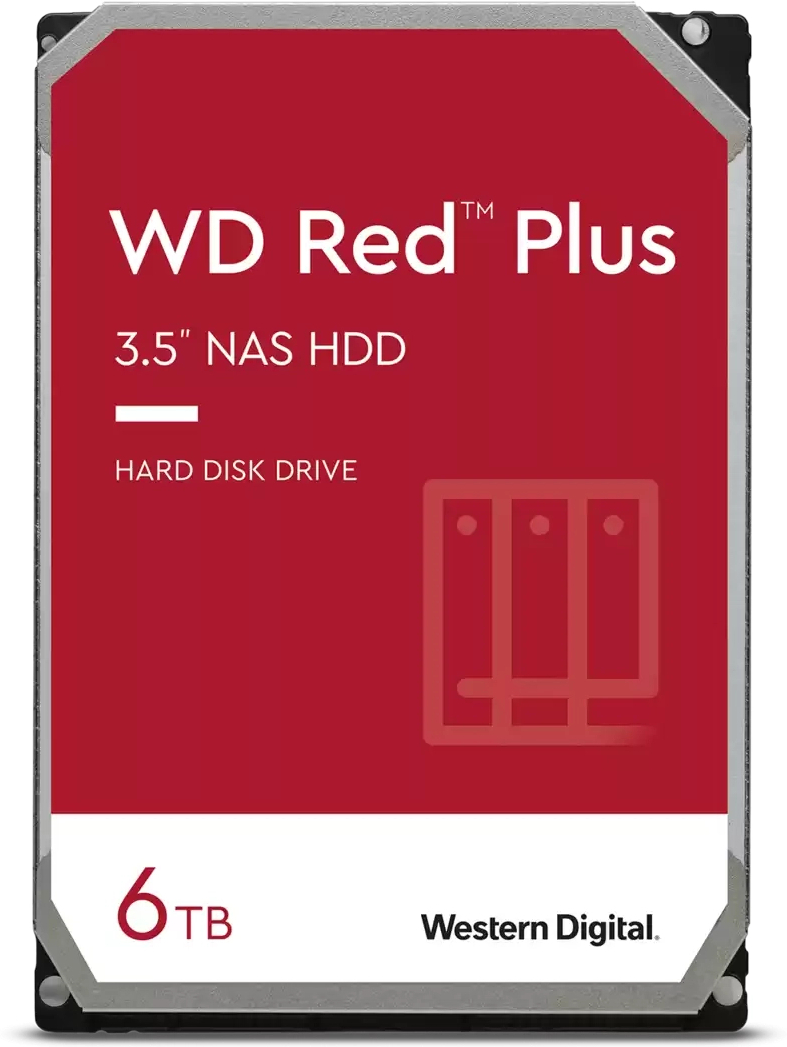 

Жесткий диск HDD WD Red Plus 6TB 3.5 (WD60EFPX)