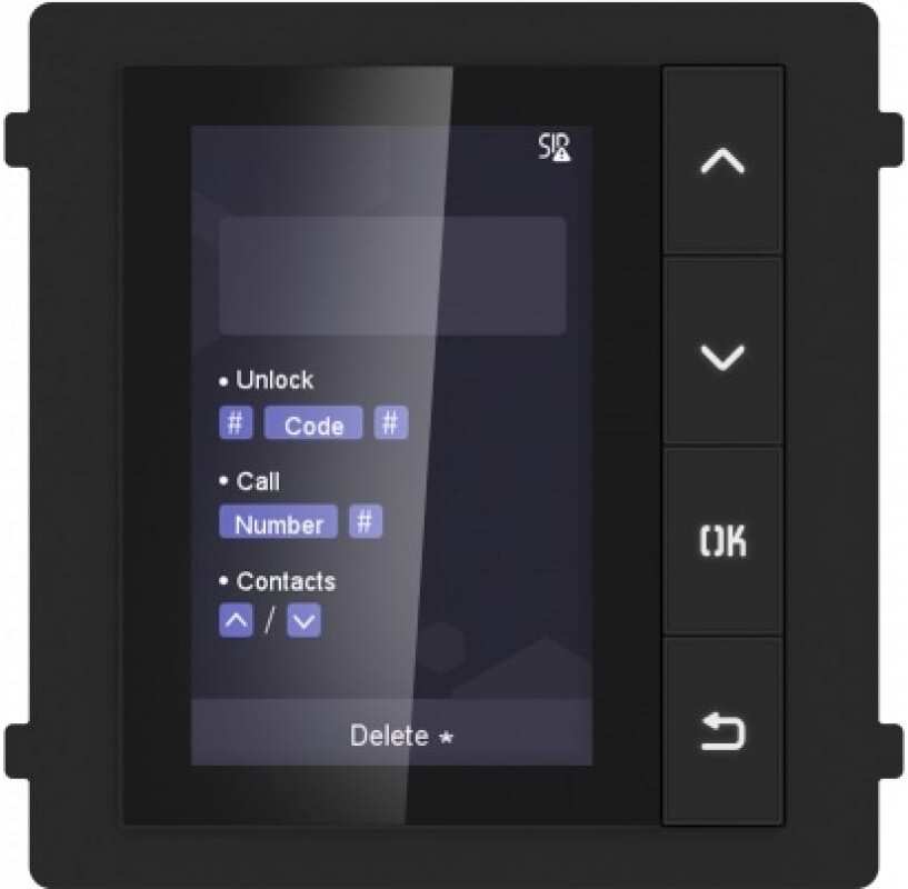 

Модуль дисплея видеодомофона Hikvision DS-KD-DIS