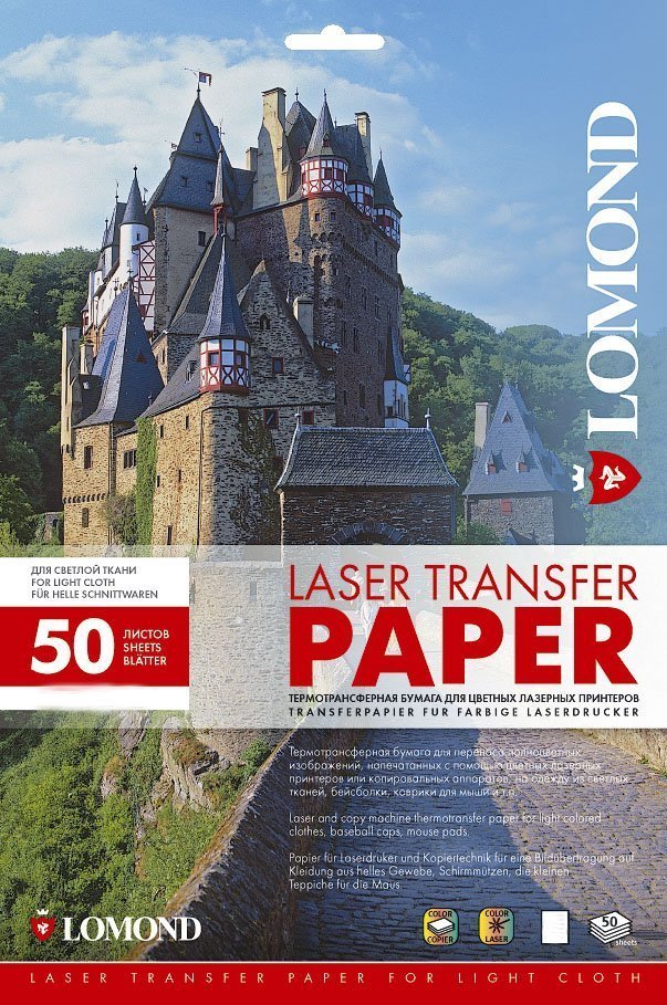 

Термотрансфер Lomond Laser transfer paper(0807320), Laser transfer paper