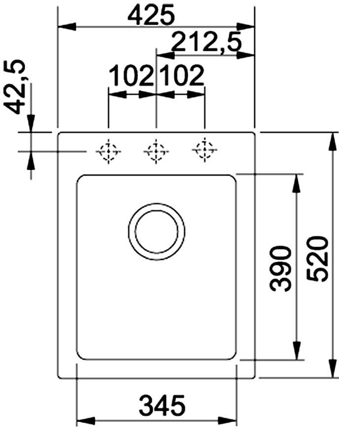 

Кухонная мойка Franke Maris MRG 610-42 сахара [114.0060.574], Maris MRG 610-42