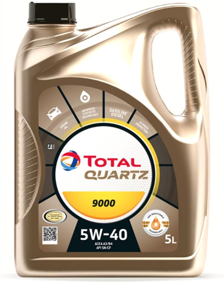 

Моторное масло Total Quartz 9000 5W40 / 148650 (5л), Моторное масло Total Quartz 9000 5W40 5л 148650