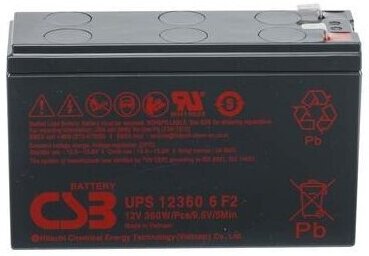 

Аккумулятор для ИБП CSB UPS 123606 F2 12В/7.5 А·ч