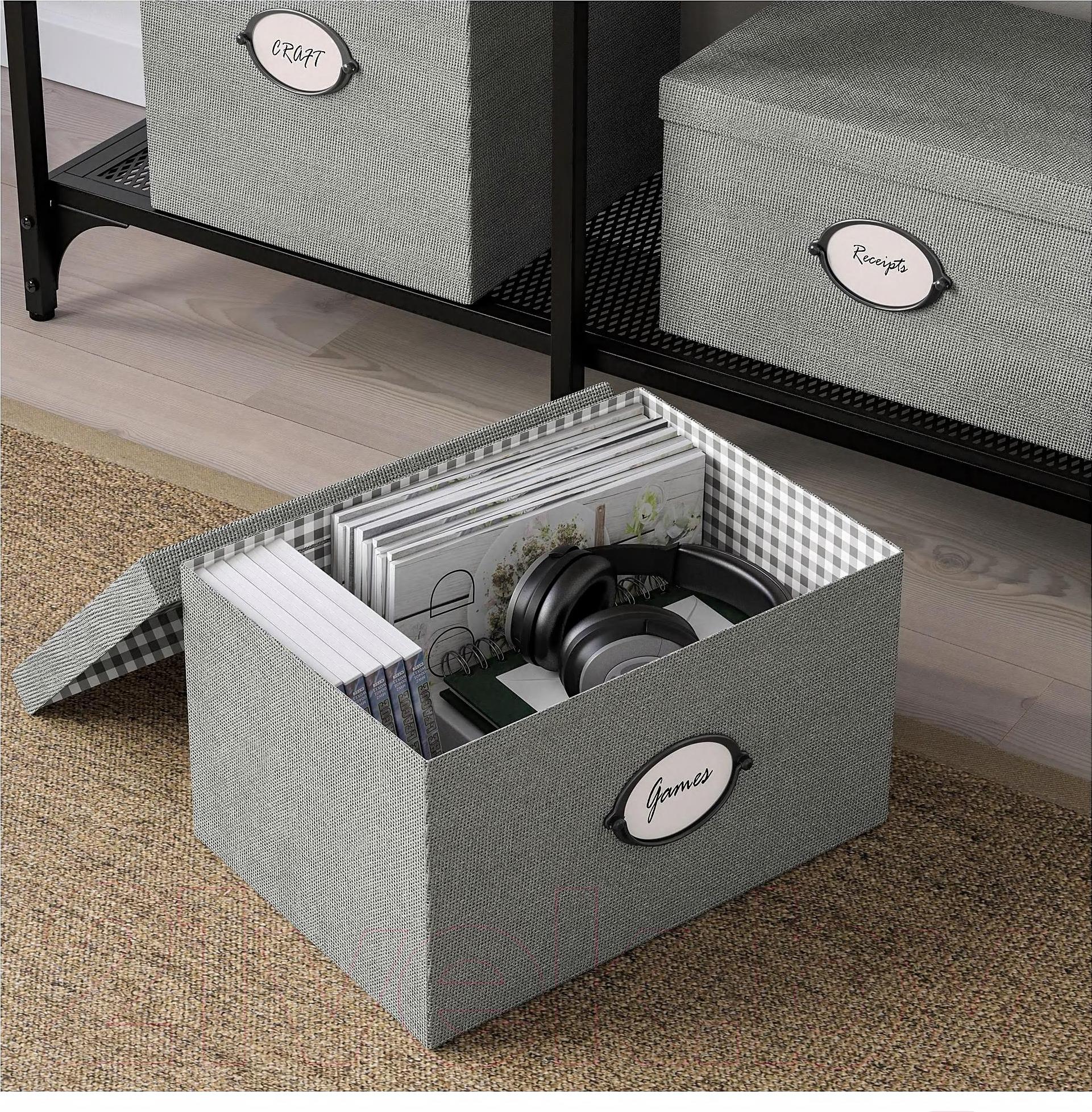 

Коробка с крышкой Ikea Кварнвик [704.128.80], Кварнвик