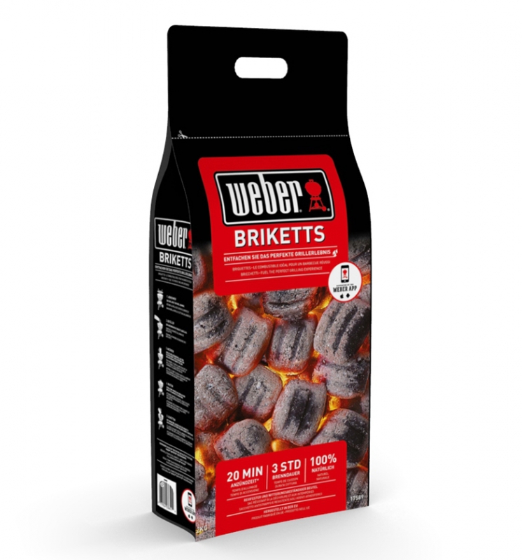 

Угольные брикеты Weber 2 кг [17595], 2 кг