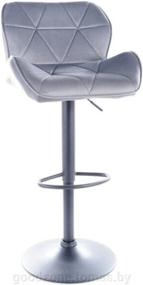

Барный стул Signal C122 VELVET New серый/черный [C122VCSZ], Стул Signal C122 Velvet (tap.72 серый/черный)