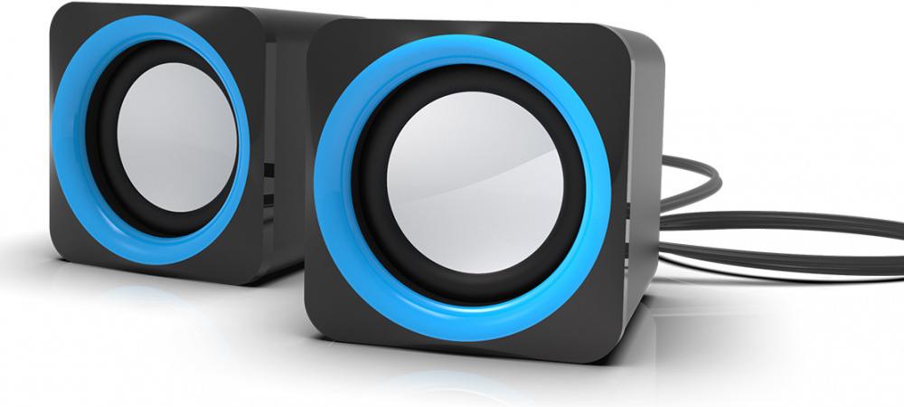 

Мультимедиа акустика Ritmix SP-2025 Black/Blue, SP-2025