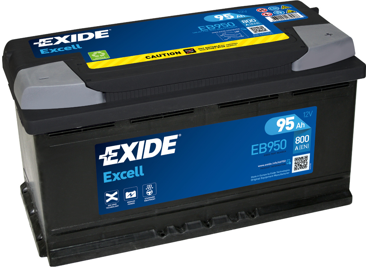 

Аккумулятор Exide Excell EB950 (95 А/ч)
