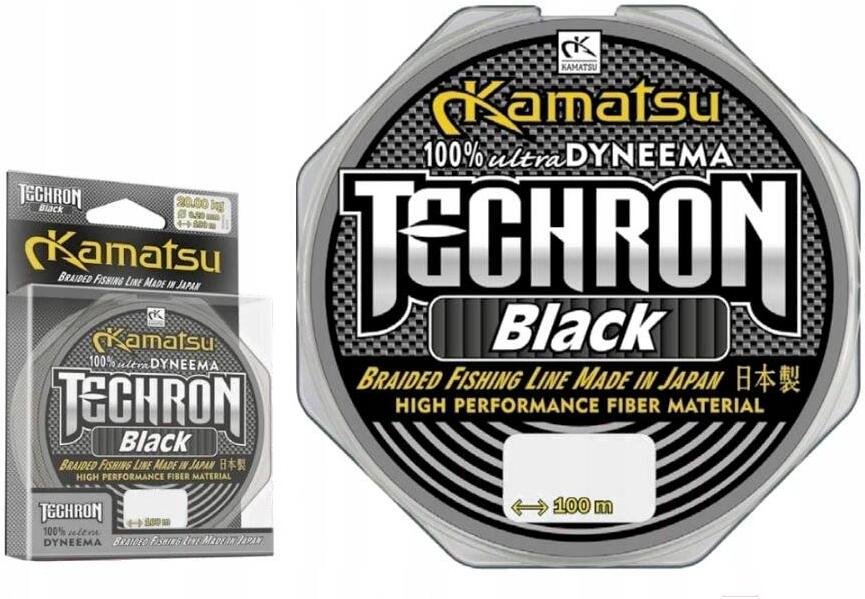 

Плетеная леска KAMATSU TECHRON 100 м 0,14мм Black [255100014], Плетеная леска KAMATSU TECHRON 100 м 0,14мм 255100014 Black