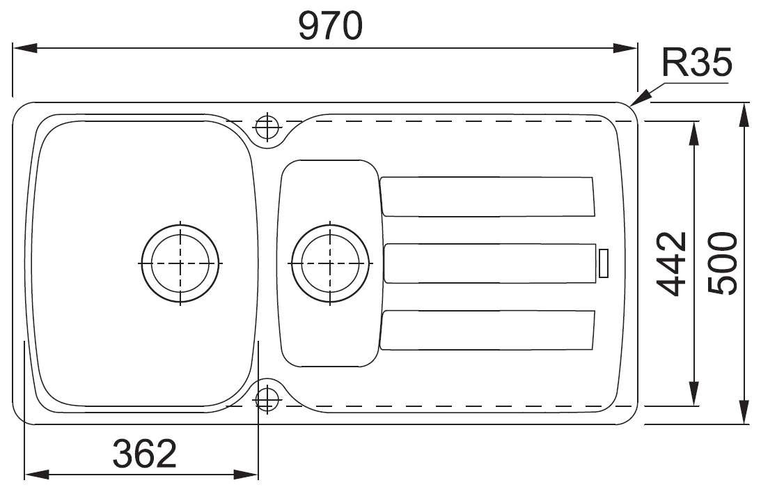 

Кухонная мойка Franke AZG 651 миндаль [114.0489.384], AZG 651