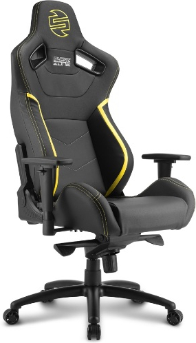 

Игровое кресло Sharkoon Zone GS10 черный/желтый [SHARK ZONE GS10], Офисное кресло Sharkoon Zone GS10 SHARK-ZONE-GS10 черный/желтый