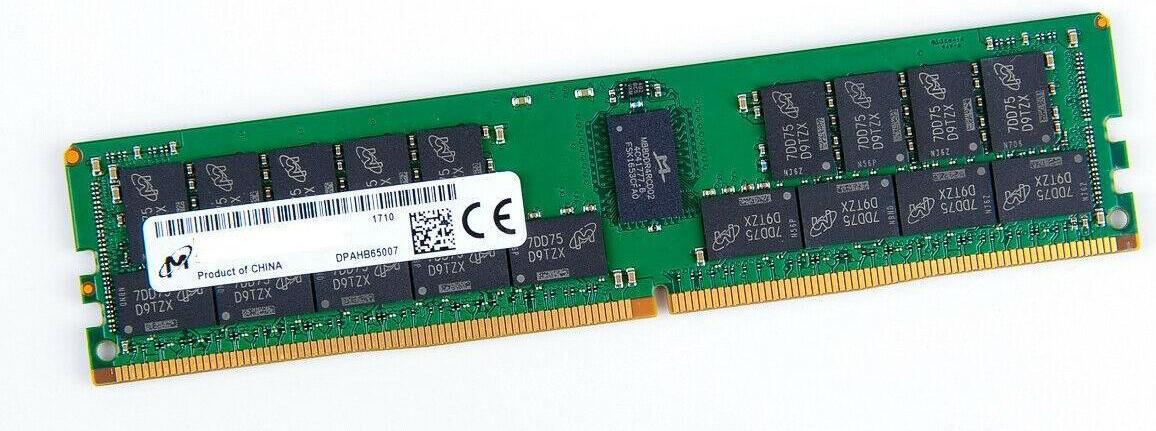 

Оперативная память Micron 32GB DDR4-2933 Micron ECC Registered [MTA18ADF4G72PZ-2G9], 32GB DDR4-2933 Micron ECC Registered