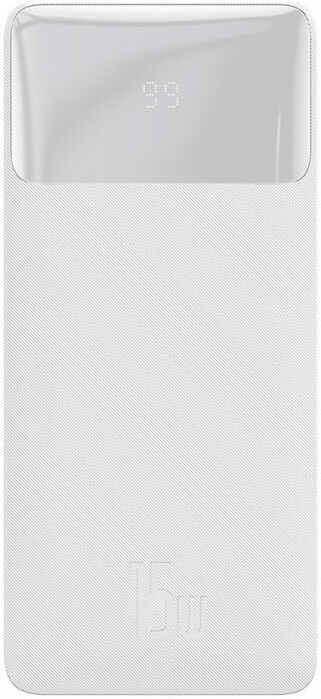 

Внешний аккумулятор Baseus PPBD050002 Bipow Digital Display Power Bank 10000mAh 15W White (модель PPBD10)