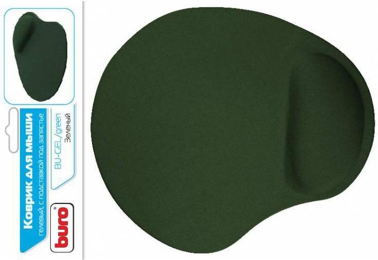 

Коврик для мыши Buro BU-GEL Green, BU-GEL