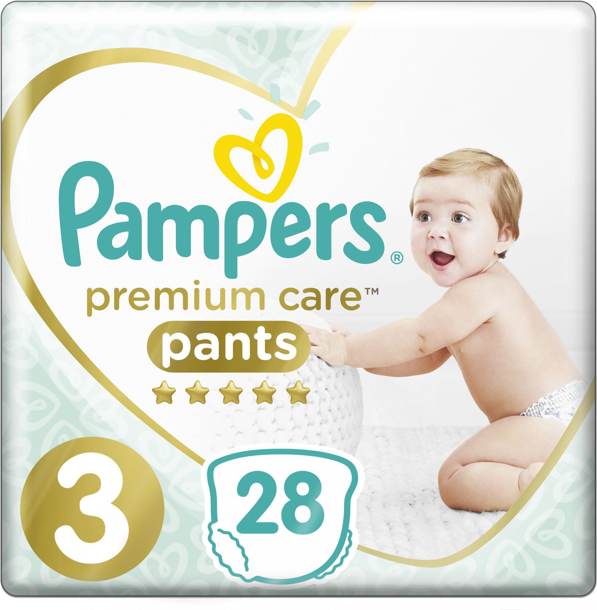 

Подгузники-трусики Pampers Premium Care 3 Midi (28шт), Premium Care 3 Midi 28шт