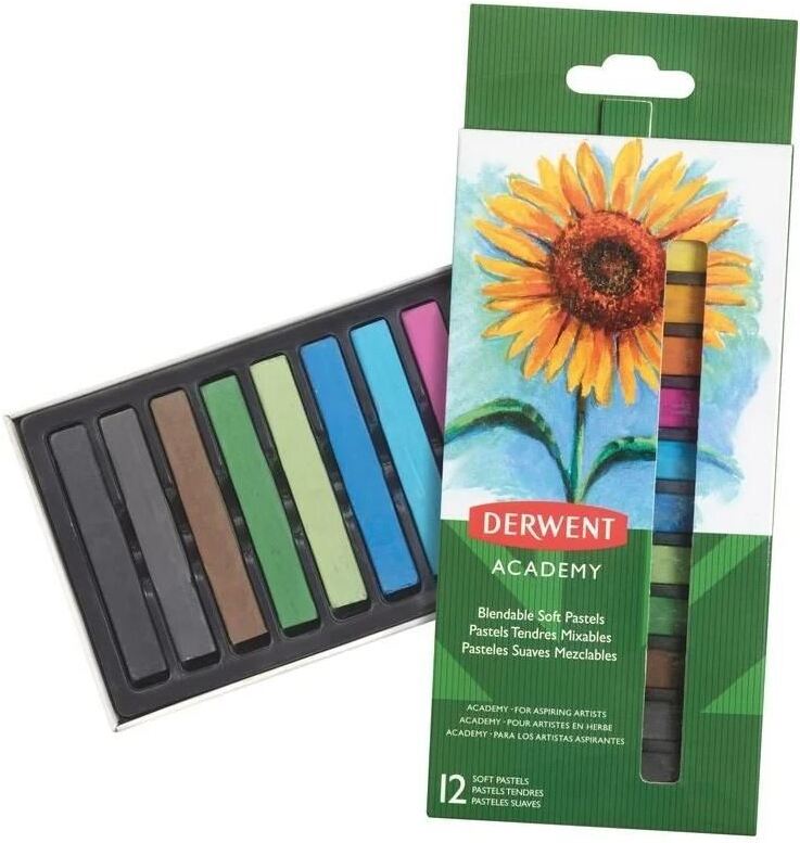 

Товары для творчества Derwent Academy Soft Pastels 12 цветов, Краска для рисования Derwent Academy Soft Pastels 12 цветов 2302397